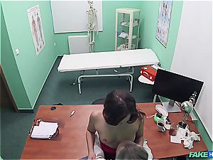 faux polyclinic marvelous rump patient with smooth-shaven muff