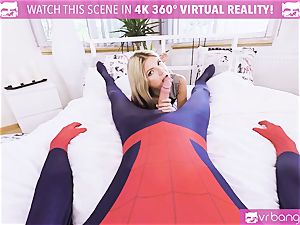 VR PORN-Spider-Man: xxx Parody with super-sexy teenage Gina